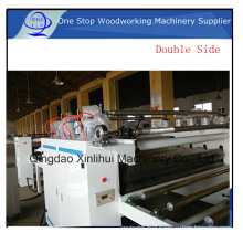 Woodworking Automatic Paper Sticking Machine/ Woodworking Double Side Paper Laminating Line/ Wood Surface Decorating Machine